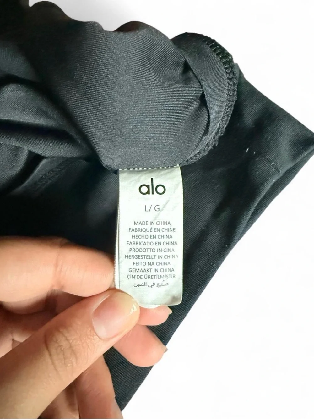 Alo Yoga Wild Thing Bra black sports bra
